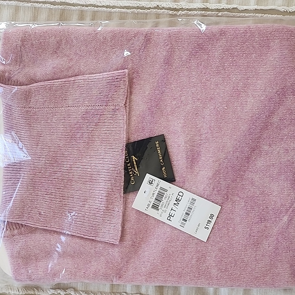 Cashmere Charter Club Table Turtleneck